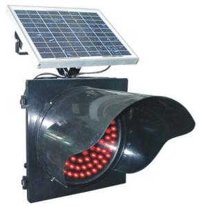 Wholesale Factory Price 300mm-400mm Solar Power Yellow Traffic Flashing Warning Signal Light from china suppliers