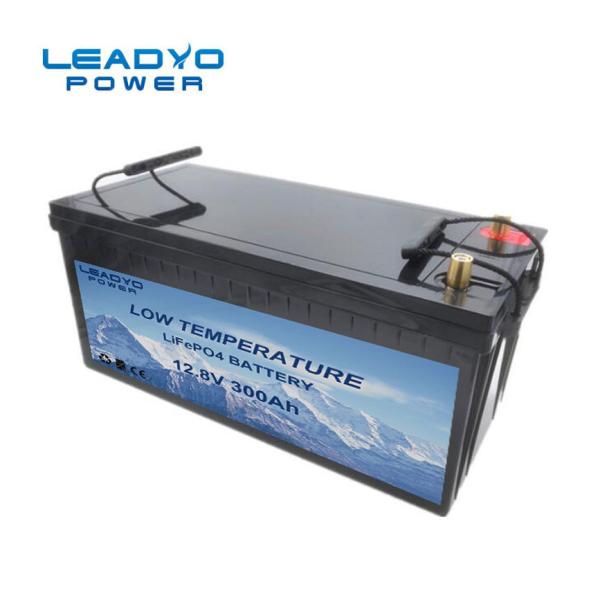 MSDS Certified Low Temperature Rechargeable Batteries 12V 300Ah Lifepo4 Battery