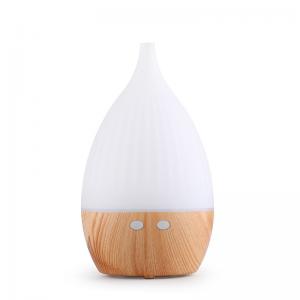 Wholesale Ultrasonic Humidifier 2022 Desktop 5V Portable USB Wood Grain Essential Oil Diffuser 160ml with LED Light from china suppliers