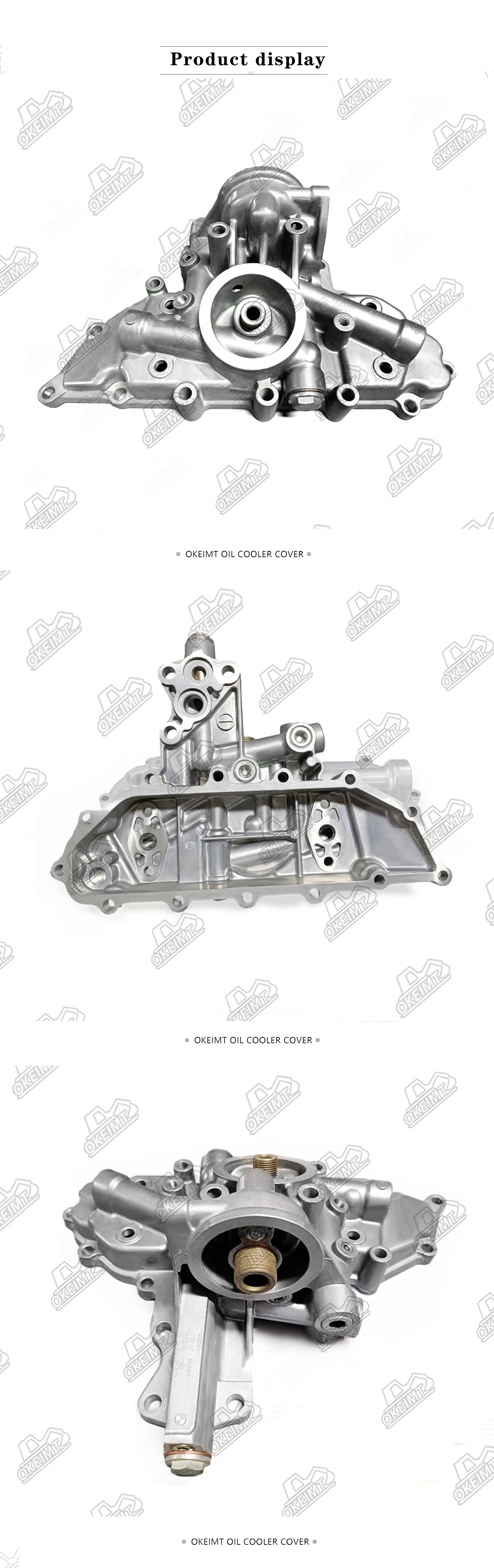Nissan FD42 Oil Cooler Cover 12617-37145 Bonai Engine Spare Part
