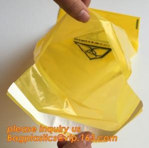 Wholesale Biohazard Garbage Bag for hospital Waste, Biohazard medical waste Plastic Bags For clinical Disposal, HDPE biodegradable from china suppliers