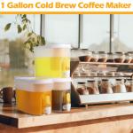 1 Gallon Large Cpacity Rapid Cold Brew Coffee Maker OEM Cold Coffee Brew Machine