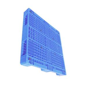 Wholesale 43.3X43.3' Blue 5000Kg PE Stackable Plastic Pallet For Logistics Storage from china suppliers