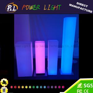 Wholesale Wedding decoration RGB 16 Colors Illuminated LED Square Pillar from china suppliers