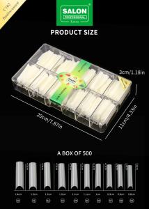Wholesale Square Full Covered Ultra-Thin ABS False Nail For Salon Nail Extensions Easy DIY Nail Art At Home from china suppliers