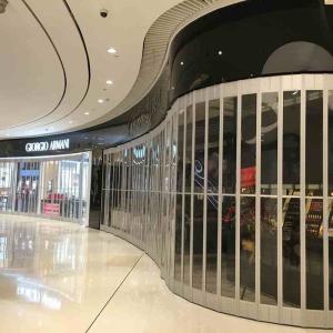 China Manual Operation Side Folding Shutter Customized For Showroom on sale