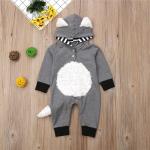 Red Furry Children'S Dress Up Costumes Unisex Pajamas One Piece Suit