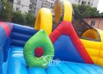 Great Fun Outdoor Kid Giant Inflatable Amusement Park For Commercial Use