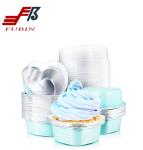 100ML Heart Shaped Aluminum Foil Turkey Pan Takeaway Roasting Pan Colored