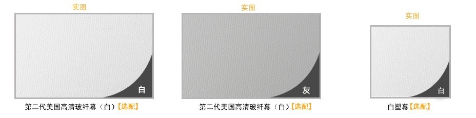 HD Flexible White Motorised Projection Screens With Fiberglass Matte Material