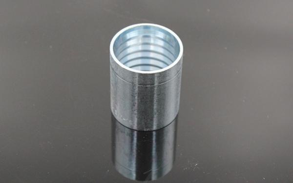 Carbon Steel 00018 Hydraulic Hose Ferrule Adapter For SAE100 R7 Hose By CNC