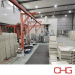 Powder Coating Line for Electric Control Cabinet Chassis Production PP Spray