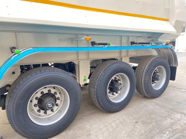 60 Ton Rear End Tipper Trailer Dump Semi Truck Trailer ABS Anti Lock Braking