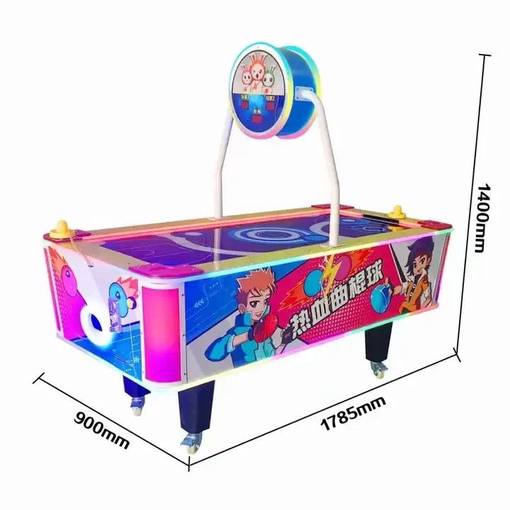 US PLUG 220V Arcade Air Hockey Table for Shopping Mall Entertainment
