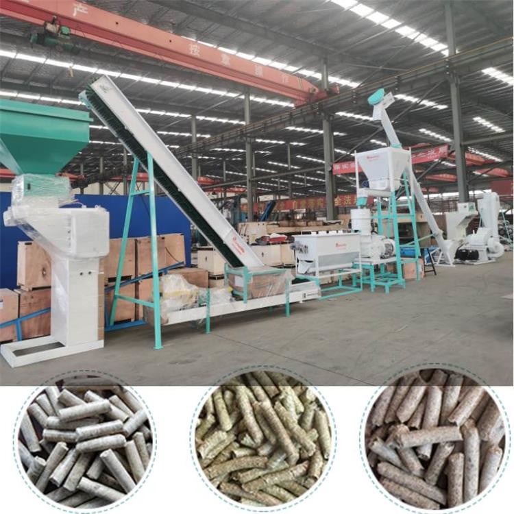 1000-5000kg/h Wood Pellet Making Machine Whole Set Wood Mill Production Line