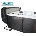 Custom Spa Cover Lifter Motorized Hot Tub Cover Lifter Cabinet Mount Installatio