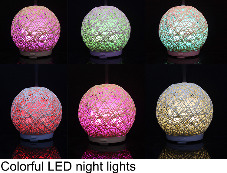 Sphere Home Fragrance 80ml Remote Control 5V USB Humidifier
