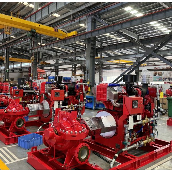 SCF200-150-480 Diesel Engine Driven Split Case Fire Pump 8×6" UL/FM Certified 169–372 kW