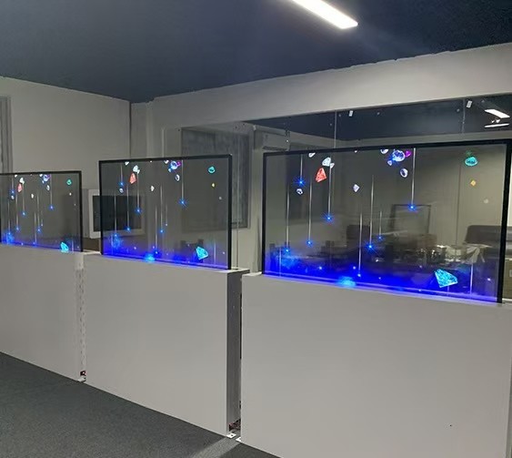Customizable Flexible Transparent LED Display Screen 1600+ Nits Brightness, IP65 Waterproof Wholesale Outdoor Advertising Solutions p3-p5 High