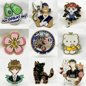 Wholesale Custom Logo Metal Hard Enamel Badge Fashion Jersey Decorative Lapel Pins from china suppliers