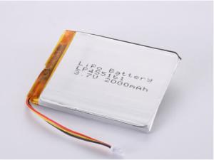 Wholesale LP455161 3.7V 2000MAH li ion battery manufacturers Prismatic Silver Lithium Polymer Battery with 12 Months One Year Guarantee from china suppliers