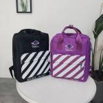 Korean embroidery star stripes handheld backpack personality of students