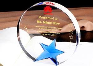 Wholesale Round Shape Crystal Trophy Cup , Custome Logo Crystal Glass Awards from china suppliers