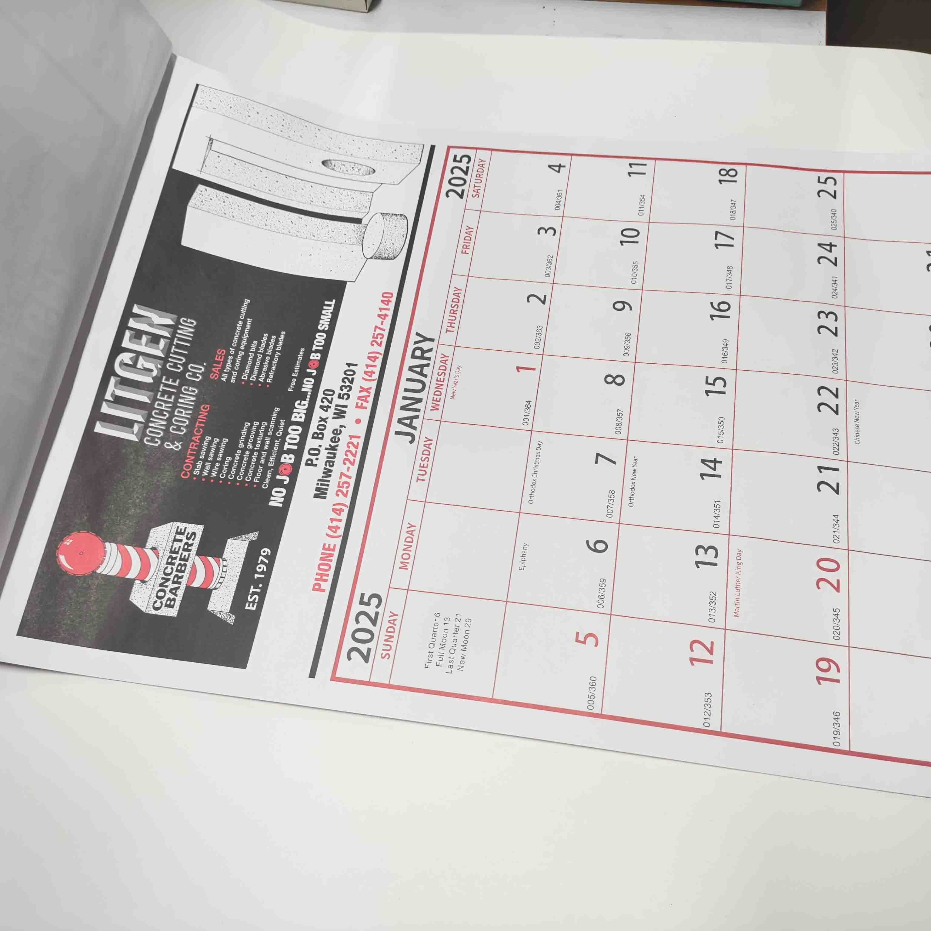 Create Your 2025 Custom Calendar Free Design & Worldwide Shipping
