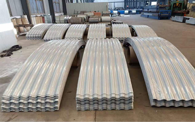 wave shape Vacuum Electroplating Color Coated Stainless Steel Corrugated Sheet large stock manufacturer supplier 