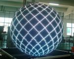 High Fresh Frequency 1R1G1B SMD2121 P4 Led Ball Screen For Airport Station