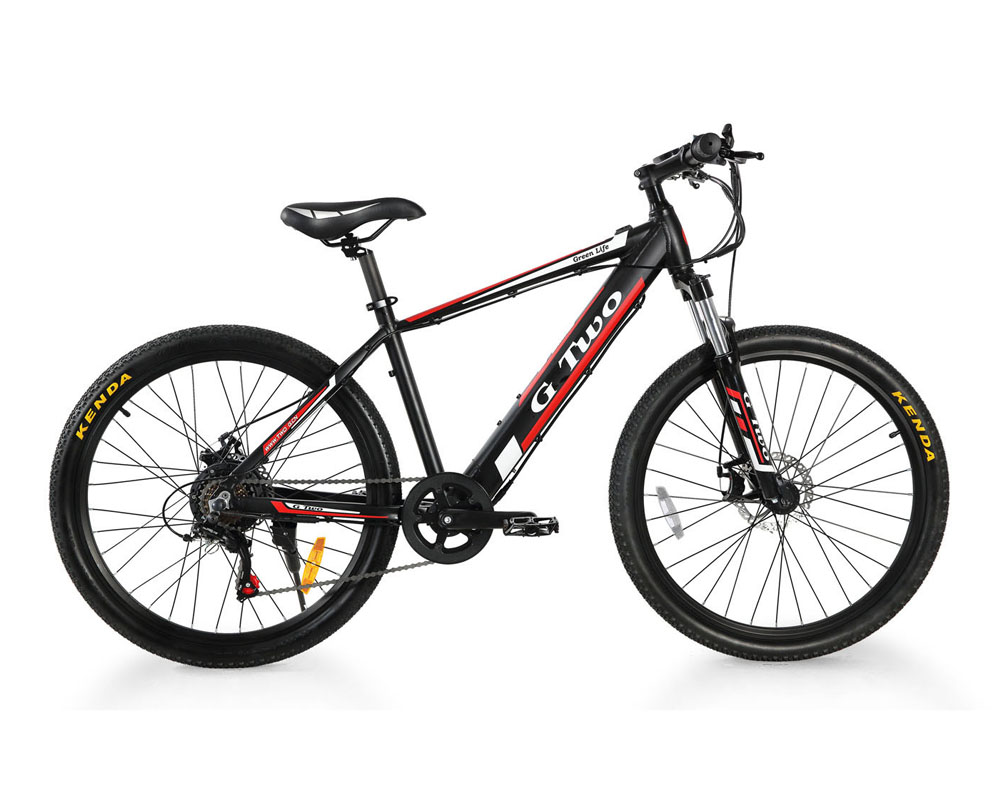 Multifunctional 26 Inch Wheel Electric Bike 48V Aluminium Alloy Frame With LCD Display