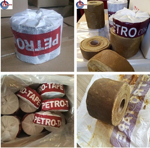 Petro Tape Or Petrolatum Tape For Wastewater Pipeline Corrosion Protection