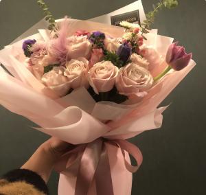 Wholesale Korean Translucent Plastic Bouquet Gift Wrapping Paper for Flower Packaging from china suppliers