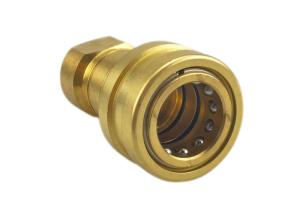 Wholesale ISO7241B 0.75 Inch Hydraulic Brass Quick Coupler from china suppliers