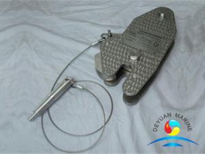 Wholesale Solas Marine Life Saving Equipment Metal Snap Hook Silver 25KN from china suppliers