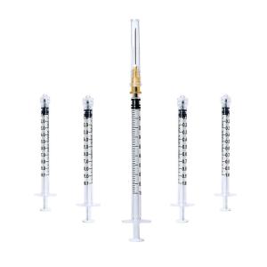 Wholesale Wholesale 1ml 5ml 10ml 20ml Vaccine Injection Disposable Syringe With Needle from china suppliers