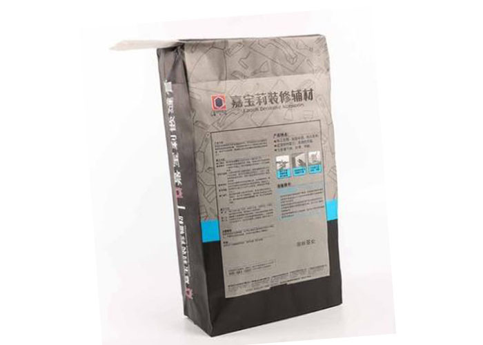 Amylase Packaging Bag flexographic Printing Paper Bag Supplier Powder Automatic Machine Matching Valve Pocket Custom