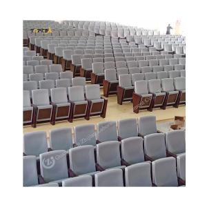 Wholesale Steel Frame Black Cinema Auditorium Chair With Sleek Design Armrests And Heavy Duty Construction from china suppliers