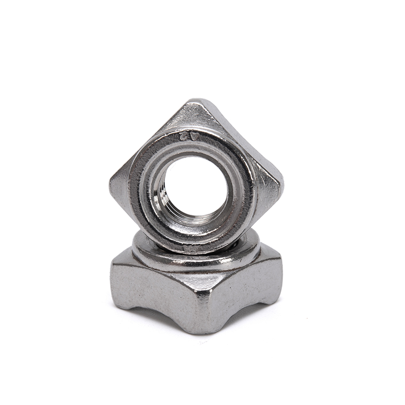 Polished Finish ANSI/ASME Standard Stainless Steel Square Spot Welding Nuts for Healthcare Industry