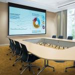 Aluminum Recessed Tab Tensioned Motorized Screen IR