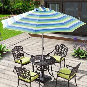 Wholesale QZS-02 Seven Square Aluminum Umbrella Patio Umbrella Cast Table Umbrella Garden Parasol from china suppliers