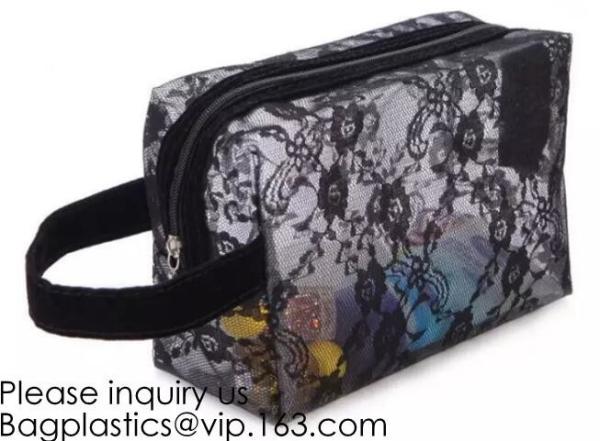 Eco Friendly Travel Beauty Classic Design Frosted Pvc Eva Packaging Bag With