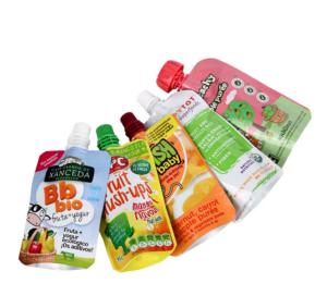 Wholesale Baby Food 100ml Spout Pouch Customized Logo Tomato Sauce Pouch from china suppliers