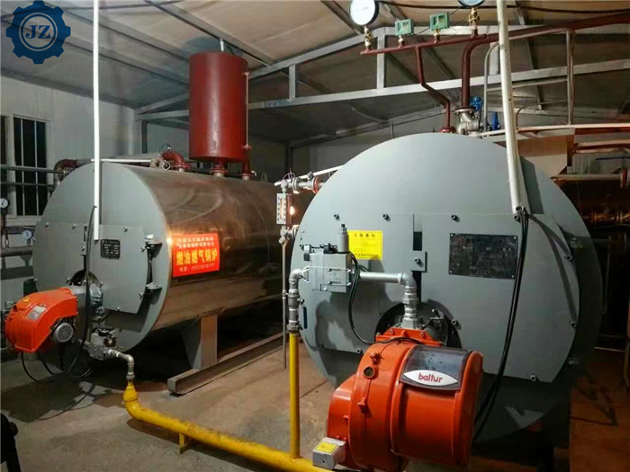 3 Ton 3000kg Small Gas Diesel Oil Steam Boilers For Industrial Laundry Wash Machine