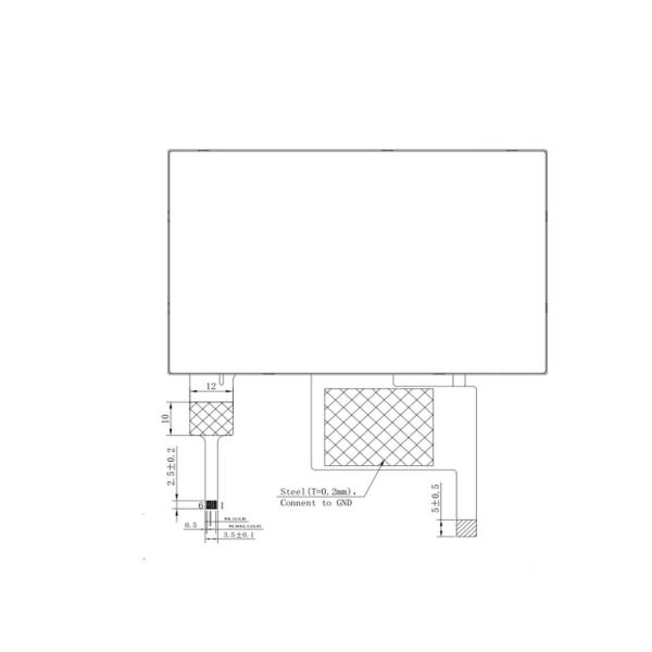 4.3'' TFT IPS Small LCD Touch Screen With 480x272 Dot Resolution