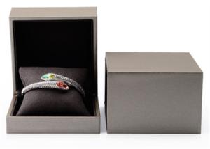 Wholesale Luxury 140 Gsm Kraft Paper Jewelry Box Handmade Custom Logo Color Durable from china suppliers