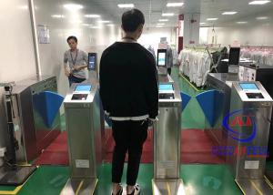Wholesale Electric Flap Barrier Turnstile Speed ESD Facial Scan Screen Control Software from china suppliers