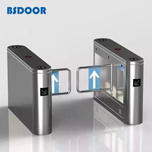 Wholesale Biometric ESD system LED AC 100V Swing Barrier Turnstile Stainless Steel from china suppliers