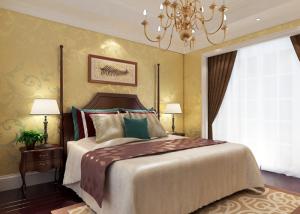 Wholesale Gold Foil Floral Pattern Country Bedroom Wallpaper Waterproof for Home Interiors from china suppliers