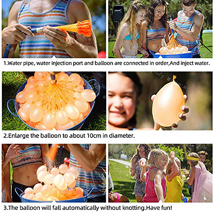 2024 Self Sealing Water Balloons for Kids and Adults Quick Filling Summer Fun Toys